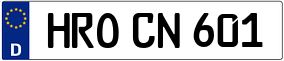 Truck License Plate